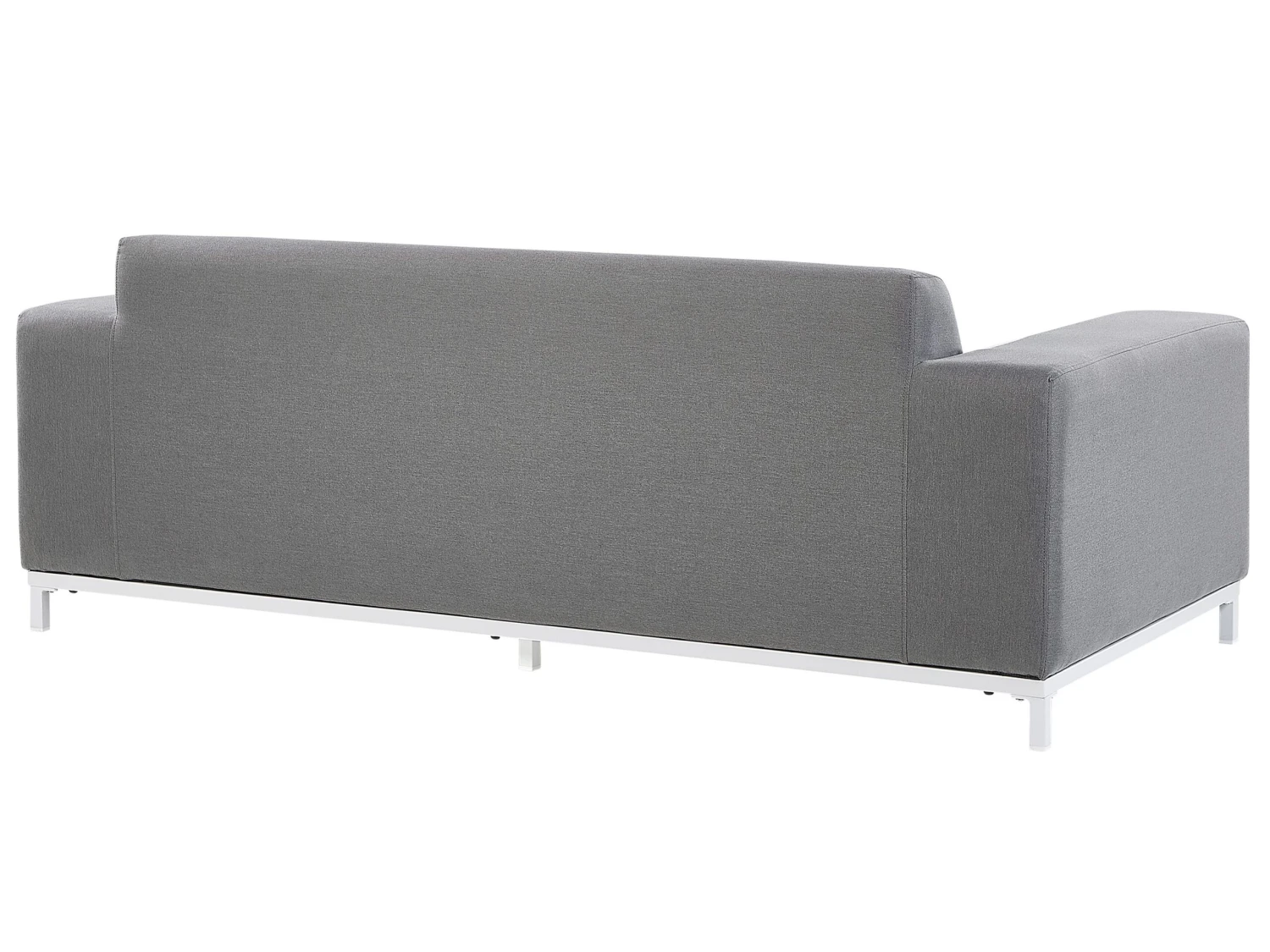 Sofá 3 Plazas De Poliéster Gris/blanco ROVIGO 7 Sofá 3 Plazas De Poliéster Gris/blanco ROVIGO - Imagen 5