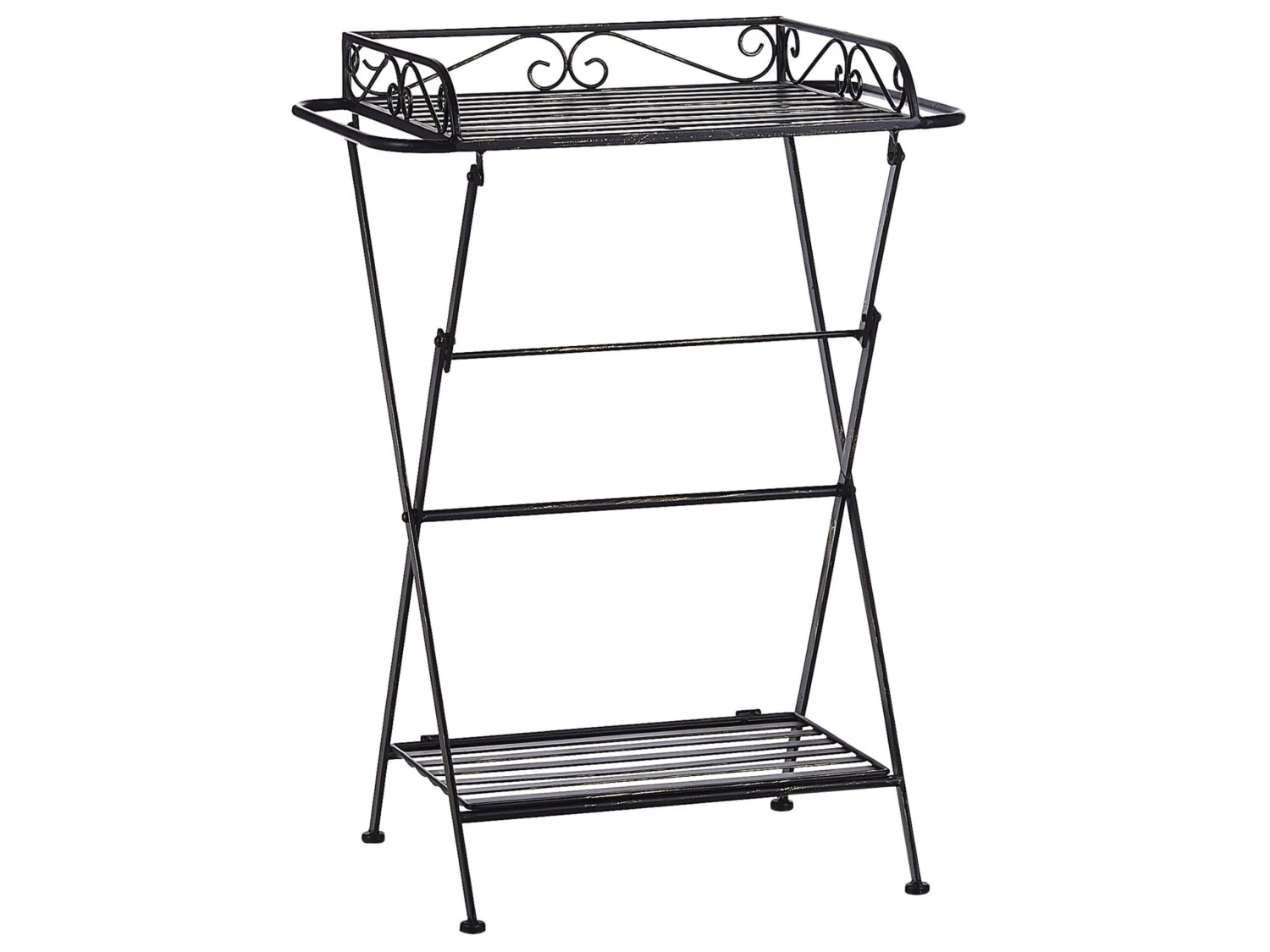 Mesa Auxiliar De Metal Negro 40 X 35 Cm ANCUD 3 Mesa Auxiliar De Metal Negro 40 X 35 Cm ANCUD