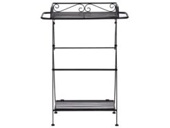 Mesa Auxiliar De Metal Negro 40 X 35 Cm ANCUD 13 Mesa Auxiliar De Metal Negro 40 X 35 Cm ANCUD -Beliani undef src sa picid 790938 type whitesh image