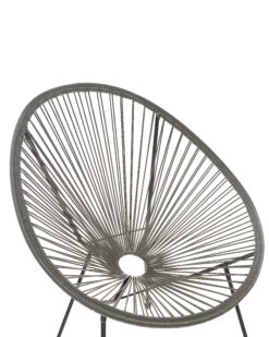 Conjunto De 2 Sillas De Balcón De Ratán Gris Oscuro/negro ACAPULCO II 18 Conjunto De 2 Sillas De Balcón De Ratán Gris Oscuro/negro ACAPULCO II -Beliani undef src sa picid 795188 type whitesh image