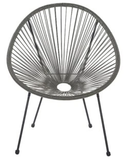 Conjunto De 2 Sillas De Balcón De Ratán Gris Oscuro/negro ACAPULCO II 16 Conjunto De 2 Sillas De Balcón De Ratán Gris Oscuro/negro ACAPULCO II -Beliani undef src sa picid 795189 type whitesh image