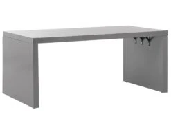 Mesa De Jardín De Cemento Reforzado Gris 180 X 90 Cm TARANTO
