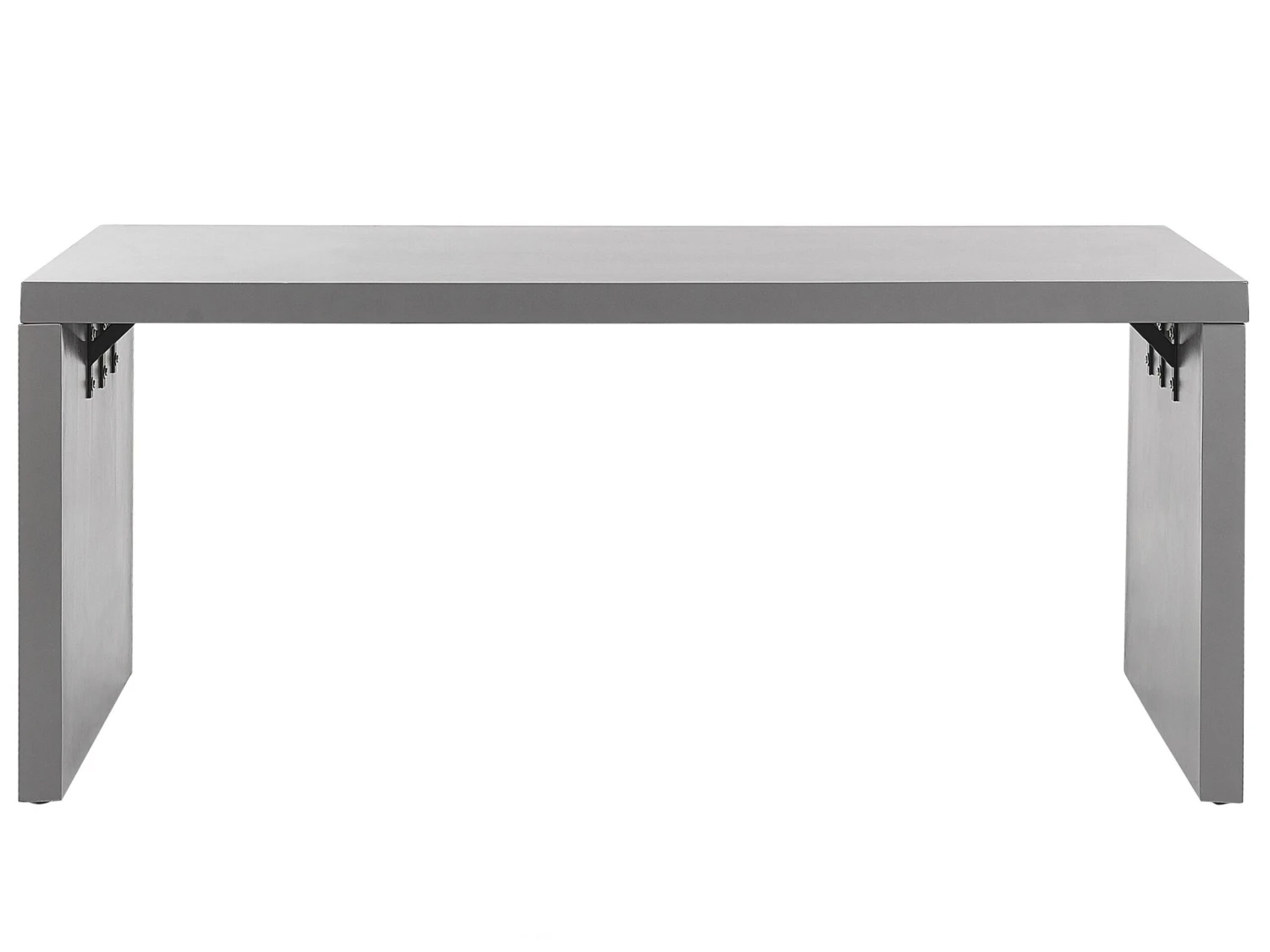 Conjunto De Jardín De Cemento Reforzado Mesa Y 2 Bancos En Forma De U Gris TARANTO 6 Conjunto De Jardín De Cemento Reforzado Mesa Y 2 Bancos En Forma De U Gris TARANTO - Imagen 4