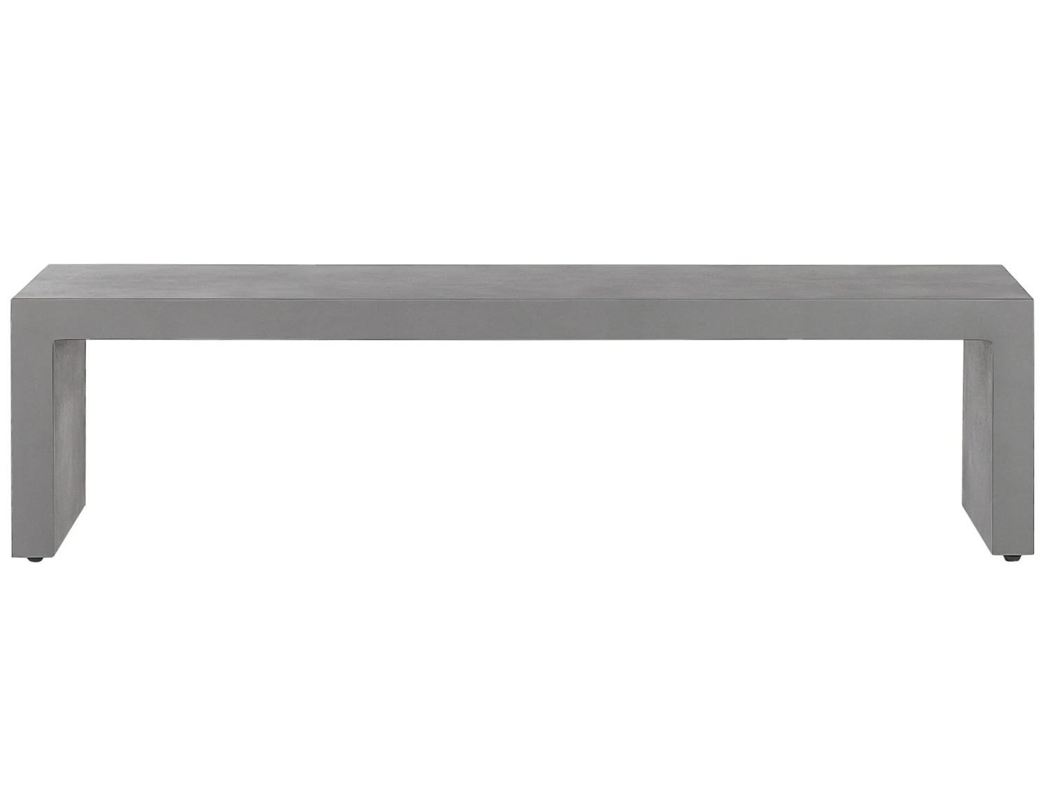 Conjunto De Jardín De Cemento Reforzado Mesa Y 2 Bancos En Forma De U Gris TARANTO 8 Conjunto De Jardín De Cemento Reforzado Mesa Y 2 Bancos En Forma De U Gris TARANTO - Imagen 6