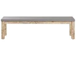 Conjunto De Jardín Mesa Y 2 Bancos De Cemento Reforzado Gris OSTUNI 19 Conjunto De Jardín Mesa Y 2 Bancos De Cemento Reforzado Gris OSTUNI -Beliani undef src sa picid 805154 type whitesh image