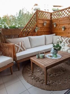 Sofá Esquinero 4 Plazas De Madera De Acacia Clara/blanco Crema Izquierdo CREMONA 15 Sofá Esquinero 4 Plazas De Madera De Acacia Clara/blanco Crema Izquierdo CREMONA -Beliani undef src sa picid 806285 type whitesh image