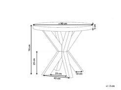 Mesa De Jardín De Cemento Reforzado Gris/madera Clara ⌀ 90 Cm OLBIA 15 Mesa De Jardín De Cemento Reforzado Gris/madera Clara ⌀ 90 Cm OLBIA -Beliani undef src sa picid 806437 type whitesh image