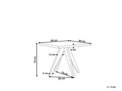 Mesa De Jardín De Cemento Reforzado Gris/madera Clara 90 X 90 Cm OLBIA 17 Mesa De Jardín De Cemento Reforzado Gris/madera Clara 90 X 90 Cm OLBIA -Beliani undef src sa picid 806438 type whitesh image