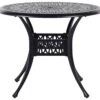 Mesa De Comedor De Metal Negro/beige ⌀ 90 Cm ANCONA 2 Mesa De Comedor De Metal Negro/beige ⌀ 90 Cm ANCONA -Beliani undef src sa picid 806912 type whitesh image