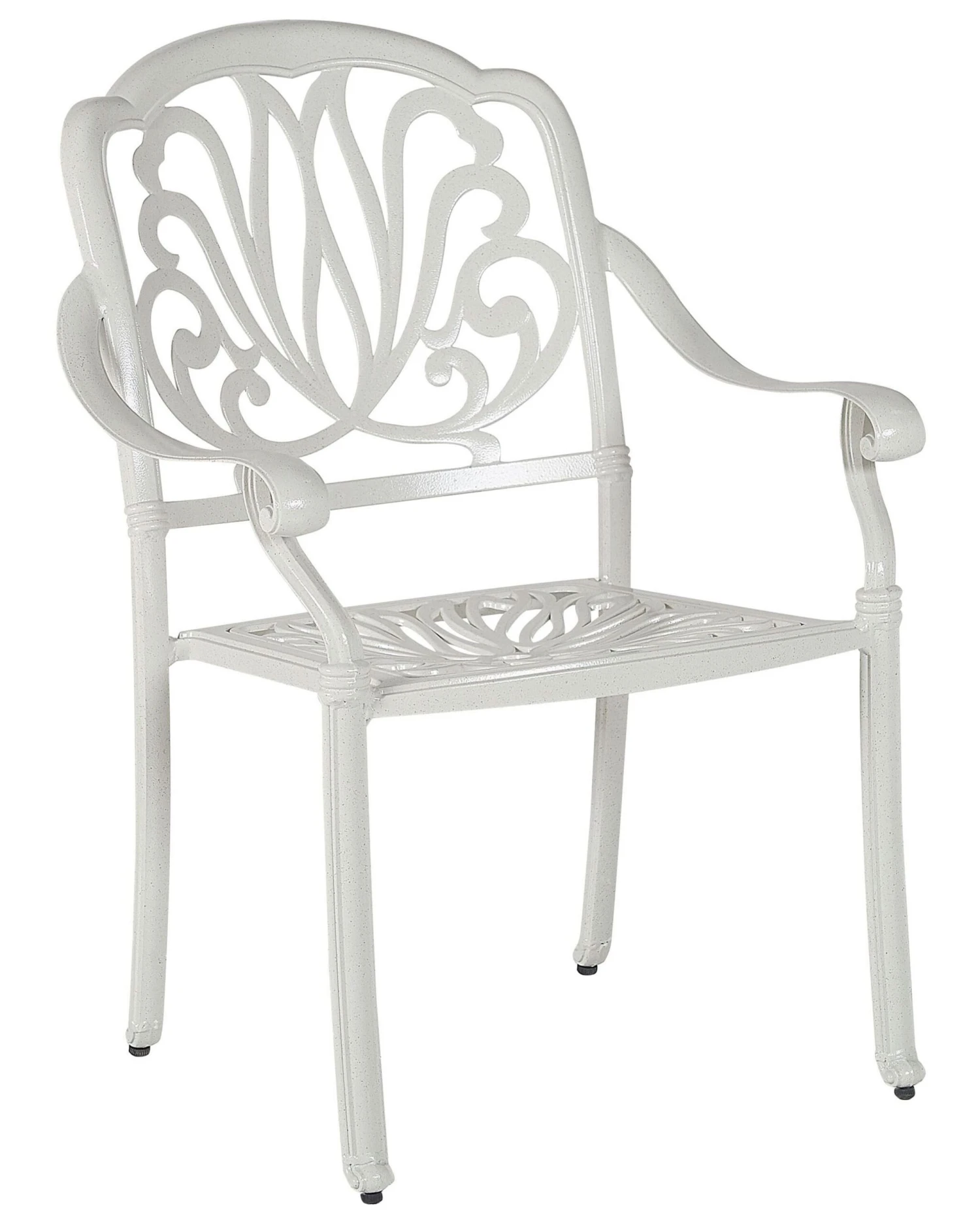 Conjunto De 4 Sillas De Metal Blanco/verde Oliva ANCONA 6 Conjunto De 4 Sillas De Metal Blanco/verde Oliva ANCONA - Imagen 4