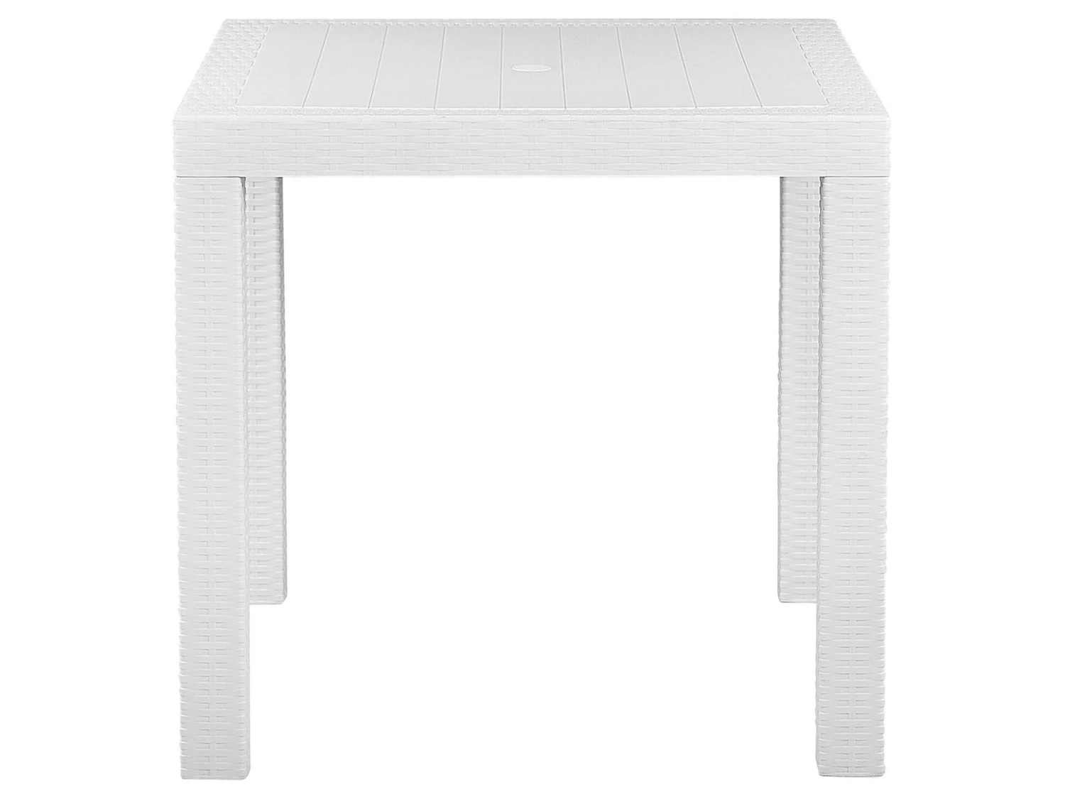 Mesa De Jardín Blanca 80 X 80 Cm FOSSANO 6 Mesa De Jardín Blanca 80 X 80 Cm FOSSANO - Imagen 4