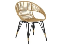 Conjunto De Balcón De Ratán Color Natural Negro PELLARO 16 Conjunto De Balcón De Ratán Color Natural Negro PELLARO -Beliani undef src sa picid 809769 type whitesh image