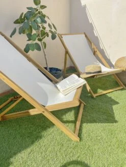 Tumbona De Jardín Madera Clara Con Tela Beige Crema ANZIO 16 Tumbona De Jardín Madera Clara Con Tela Beige Crema ANZIO -Beliani undef src sa picid 811091 type whitesh image