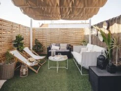 Tumbona De Jardín Madera Clara Con Tela Beige Crema ANZIO 18 Tumbona De Jardín Madera Clara Con Tela Beige Crema ANZIO -Beliani undef src sa picid 811093 type whitesh image