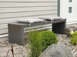 Banco De Jardín De Cemento Reforzado Gris 150 Cm TARANTO 14 Banco De Jardín De Cemento Reforzado Gris 150 Cm TARANTO -Beliani undef src sa picid 811770 type whitesh image