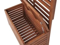 Banco De Pared De Madera De Acacia 80 Cm MATINO 20 Banco De Pared De Madera De Acacia 80 Cm MATINO -Beliani undef src sa picid 811874 type whitesh image