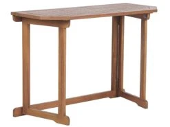 Conjunto De Balcón Esquinero De Madera De Acacia TREIA 19 Conjunto De Balcón Esquinero De Madera De Acacia TREIA -Beliani undef src sa picid 811884 type whitesh image