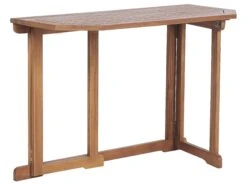 Conjunto De Balcón Esquinero De Madera De Acacia TREIA 20 Conjunto De Balcón Esquinero De Madera De Acacia TREIA -Beliani undef src sa picid 811885 type whitesh image