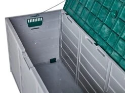 Arcón Para Exterior Beige/verde 112 X 50 Cm LOCARNO 16 Arcón Para Exterior Beige/verde 112 X 50 Cm LOCARNO -Beliani undef src sa picid 812105 type whitesh image