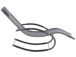 Tumbona De Jardín Mecedora Gris Oscuro CARANO II 16 Tumbona De Jardín Mecedora Gris Oscuro CARANO II -Beliani undef src sa picid 812655 type whitesh image