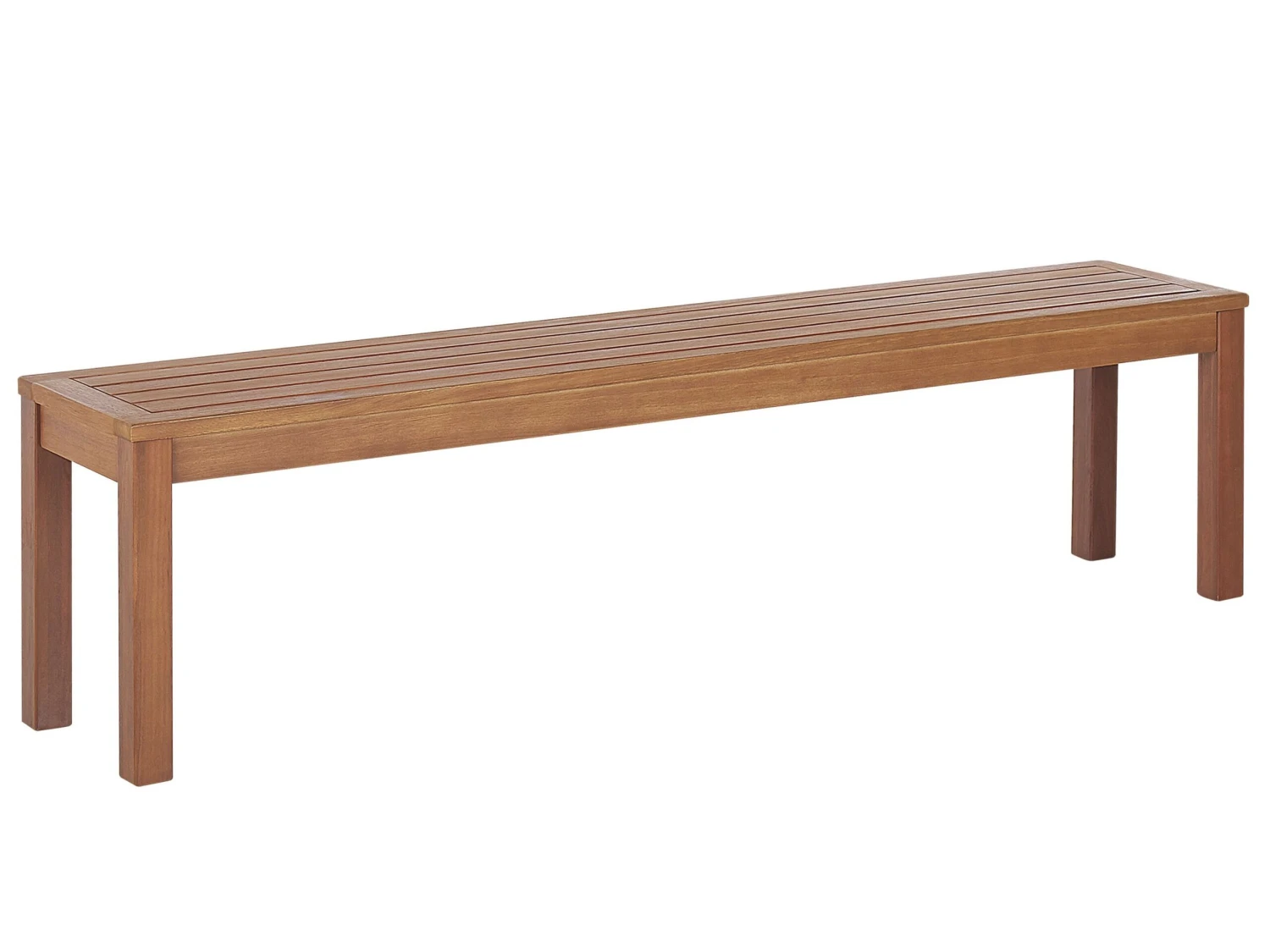 Banco De Jardín Madera Clara 170 Cm MONSANO 3 Banco De Jardín Madera Clara 170 Cm MONSANO