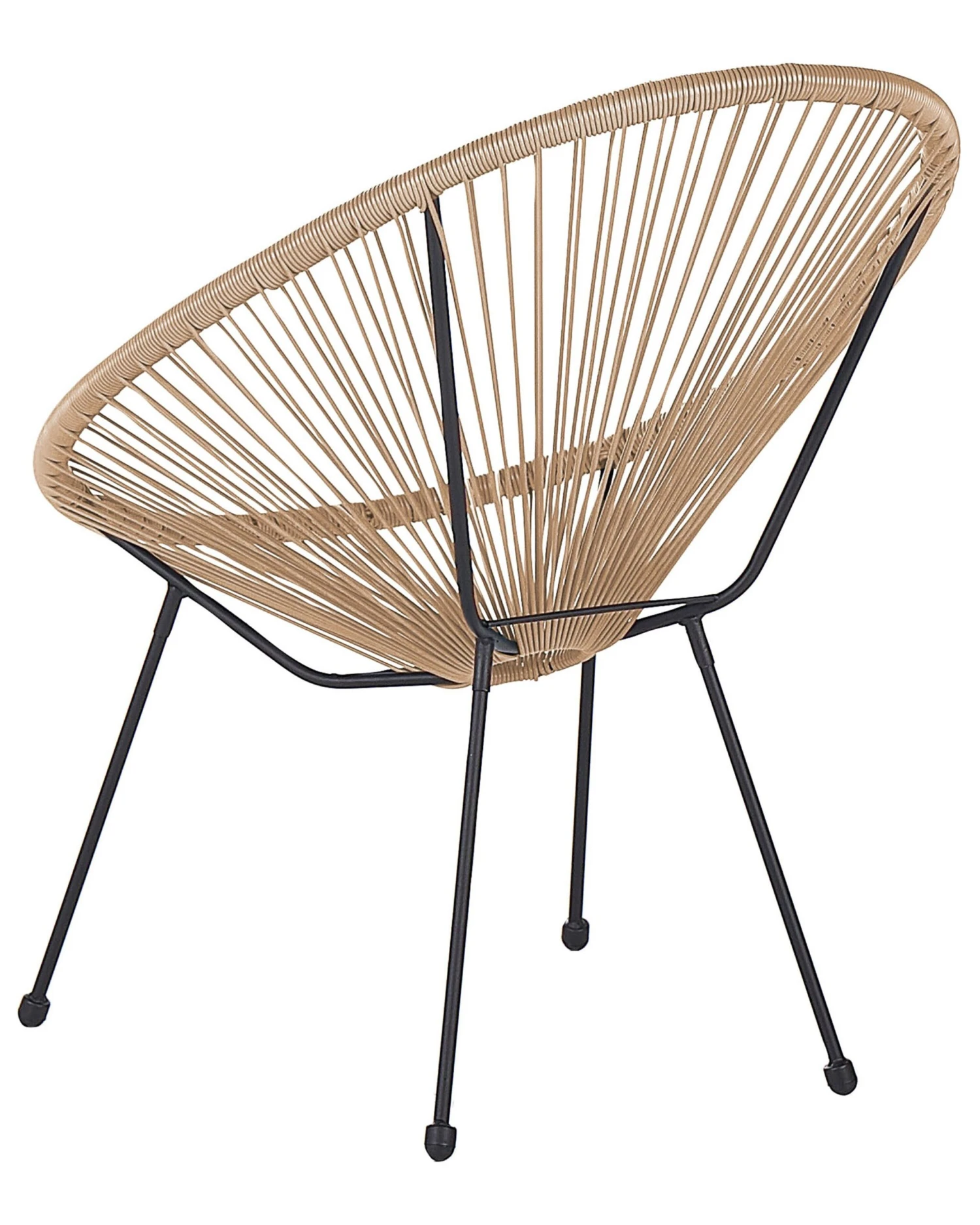 Conjunto De 2 Sillas De Balcón De Ratán Beige/natural/negro ACAPULCO II 9 Conjunto De 2 Sillas De Balcón De Ratán Beige/natural/negro ACAPULCO II - Imagen 7