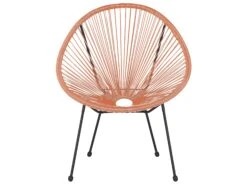 Conjunto De Balcón De Ratán Naranja ACAPULCO II 17 Conjunto De Balcón De Ratán Naranja ACAPULCO II -Beliani undef src sa picid 813871 type whitesh image