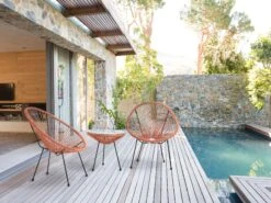 Conjunto De Balcón De Ratán Naranja ACAPULCO II 13 Conjunto De Balcón De Ratán Naranja ACAPULCO II -Beliani undef src sa picid 813876 type color image