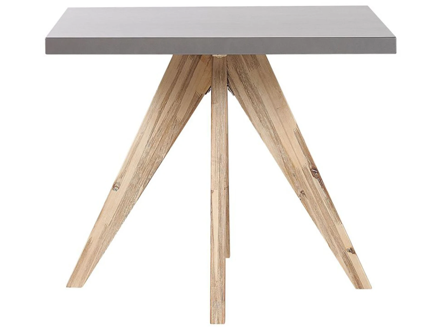 Conjunto De Jardín De Cemento Reforzado Mesa 90 X 90 Cm 4 Sillas Gris/beige OLBIA 6 Conjunto De Jardín De Cemento Reforzado Mesa 90 X 90 Cm 4 Sillas Gris/beige OLBIA - Imagen 4