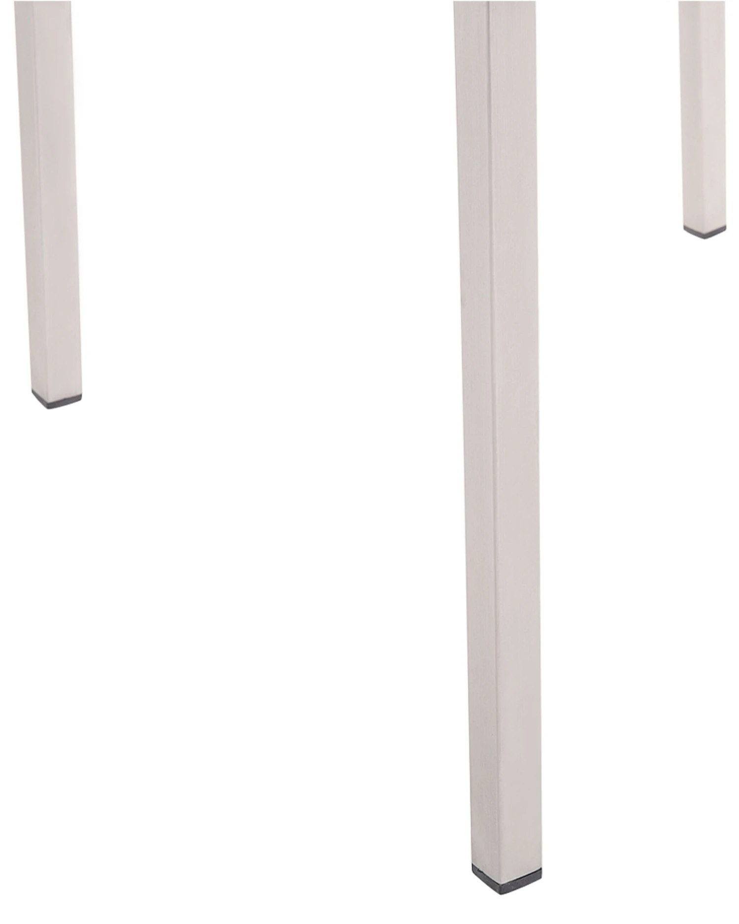 Conjunto De 4 Sillas De Jardín De Poliéster/acero Gris/plateado/madera Clara GROSSETO 7 Conjunto De 4 Sillas De Jardín De Poliéster/acero Gris/plateado/madera Clara GROSSETO - Imagen 5