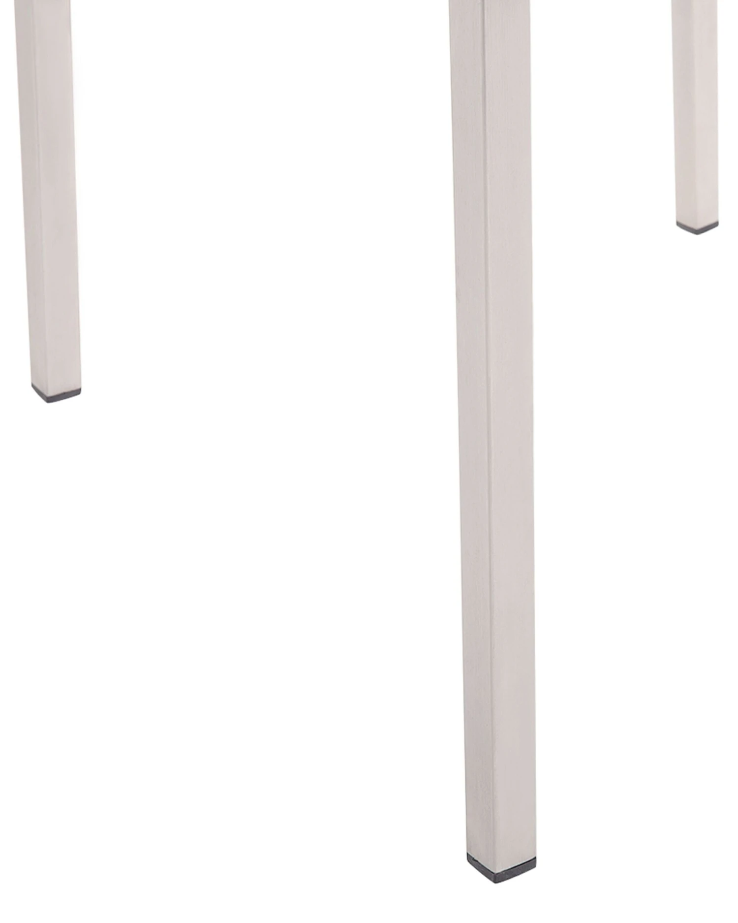 Conjunto De 4 Sillas De Jardín De Poliéster/acero Negro/plateado/madera Clara GROSSETO 7 Conjunto De 4 Sillas De Jardín De Poliéster/acero Negro/plateado/madera Clara GROSSETO - Imagen 5