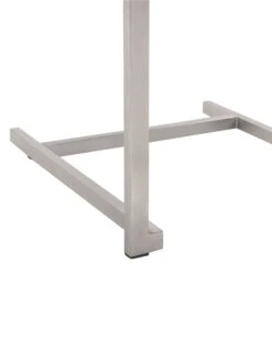 Conjunto De 4 Sillas De Jardín De Poliéster/acero Inoxidable Gris/plateado COSOLETO 19 Conjunto De 4 Sillas De Jardín De Poliéster/acero Inoxidable Gris/plateado COSOLETO -Beliani undef src sa picid 818444 type whitesh image