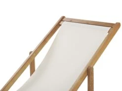 Conjunto De 2 Tumbonas De Jardín Madera Clara Con Tela Negro/beige/naranja ANZIO 18 Conjunto De 2 Tumbonas De Jardín Madera Clara Con Tela Negro/beige/naranja ANZIO -Beliani undef src sa picid 819517 type whitesh image