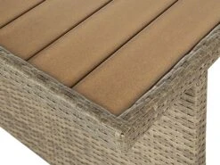 Conjunto De Jardín 5 Plazas De Ratán Marrón Dorado/blanco FONTI 20 Conjunto De Jardín 5 Plazas De Ratán Marrón Dorado/blanco FONTI -Beliani undef src sa picid 820243 type whitesh image