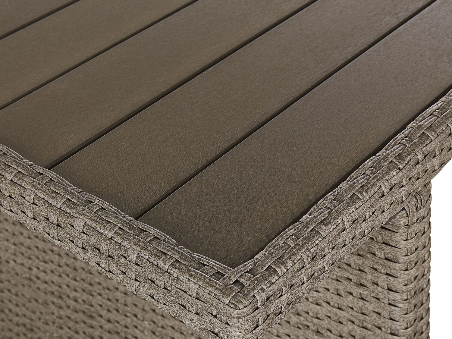 Conjunto De Jardín 5 Plazas De Ratán Beige/gris Pardo FONTI 12 Conjunto De Jardín 5 Plazas De Ratán Beige/gris Pardo FONTI - Imagen 10