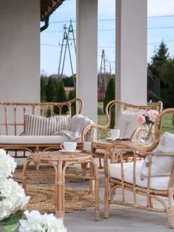 Conjunto De Jardín 4 Plazas De Ratán Natural/beige Crema BRINDISI 17 Conjunto De Jardín 4 Plazas De Ratán Natural/beige Crema BRINDISI -Beliani undef src sa picid 820842 type whitesh image