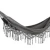 Hamaca De Algodón Gris ROCCA 1 Hamaca De Algodón Gris ROCCA -Beliani undef src sa picid 821453 type whitesh image