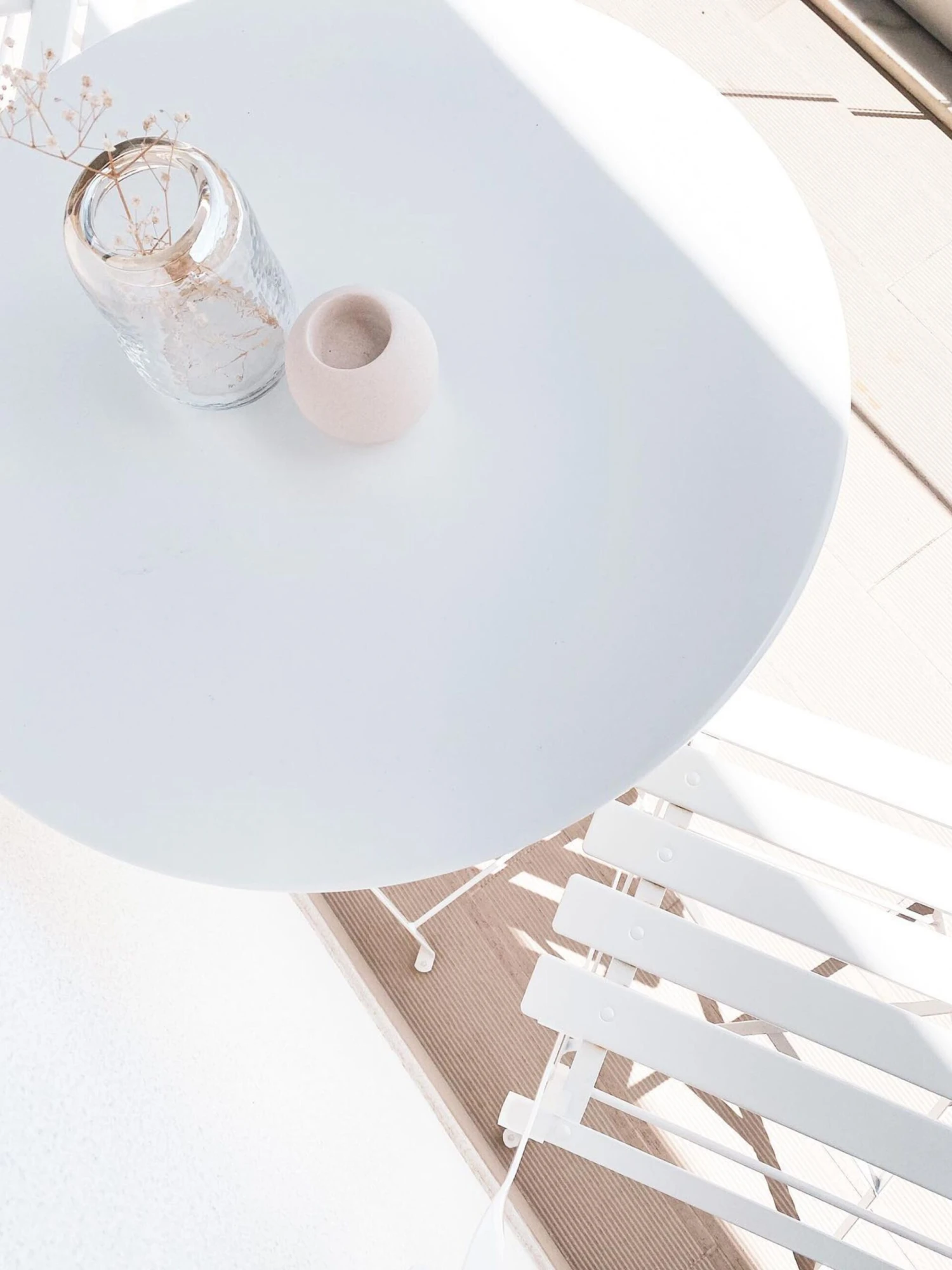 Conjunto De Balcón De Metal Blanco FIORI 6 Conjunto De Balcón De Metal Blanco FIORI - Imagen 4