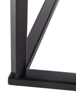 Consola De Vidrio Templado Blanco/negro 120 X 35 Cm PERRIN 13 Consola De Vidrio Templado Blanco/negro 120 X 35 Cm PERRIN -Beliani undef src sa picid 823486 type whitesh image