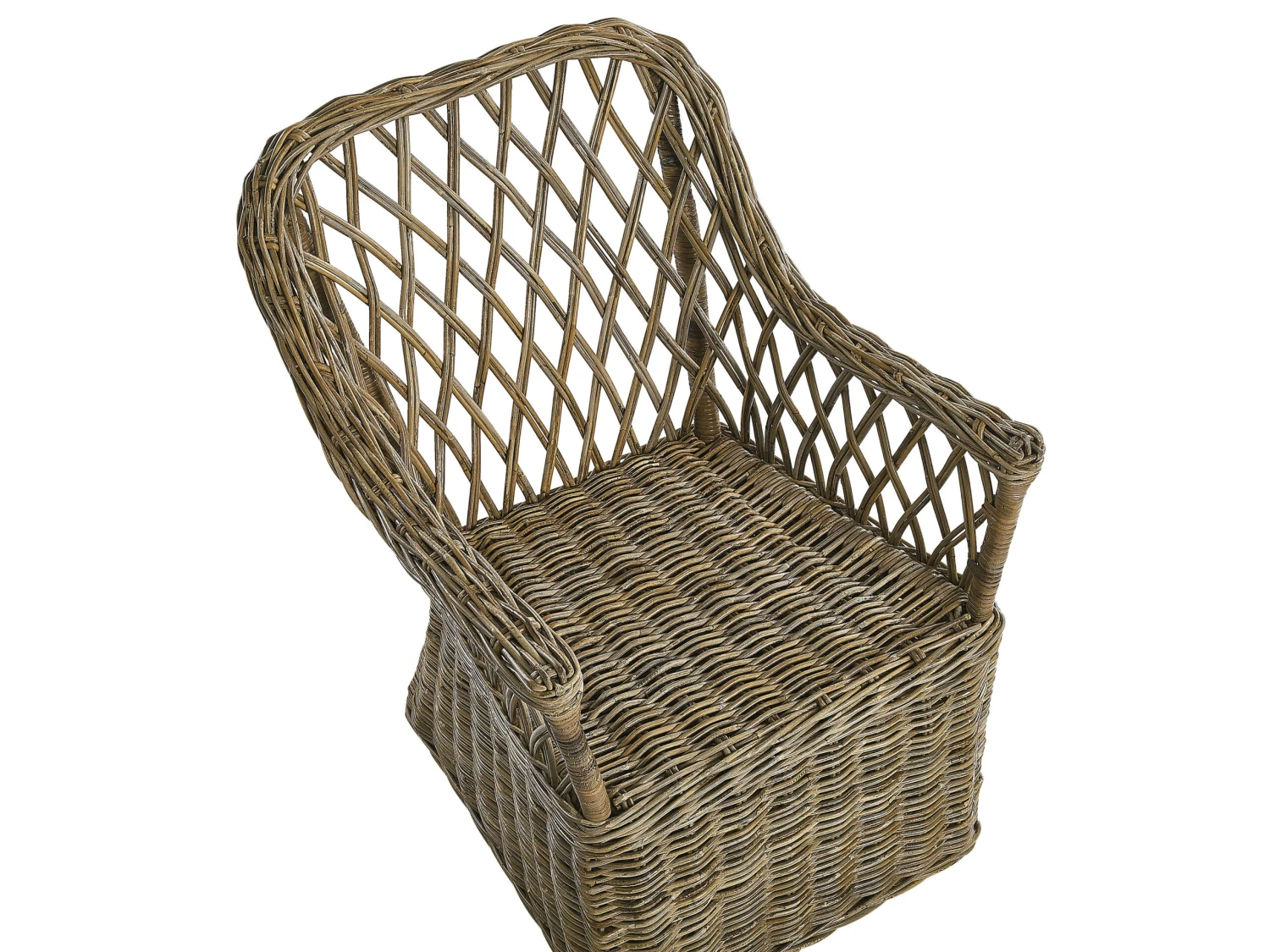 Conjunto De Comedor 4 Plazas De Ratán Natural/gris/madera Clara/blanco Crema MAROS/OLBIA 9 Conjunto De Comedor 4 Plazas De Ratán Natural/gris/madera Clara/blanco Crema MAROS/OLBIA - Imagen 7