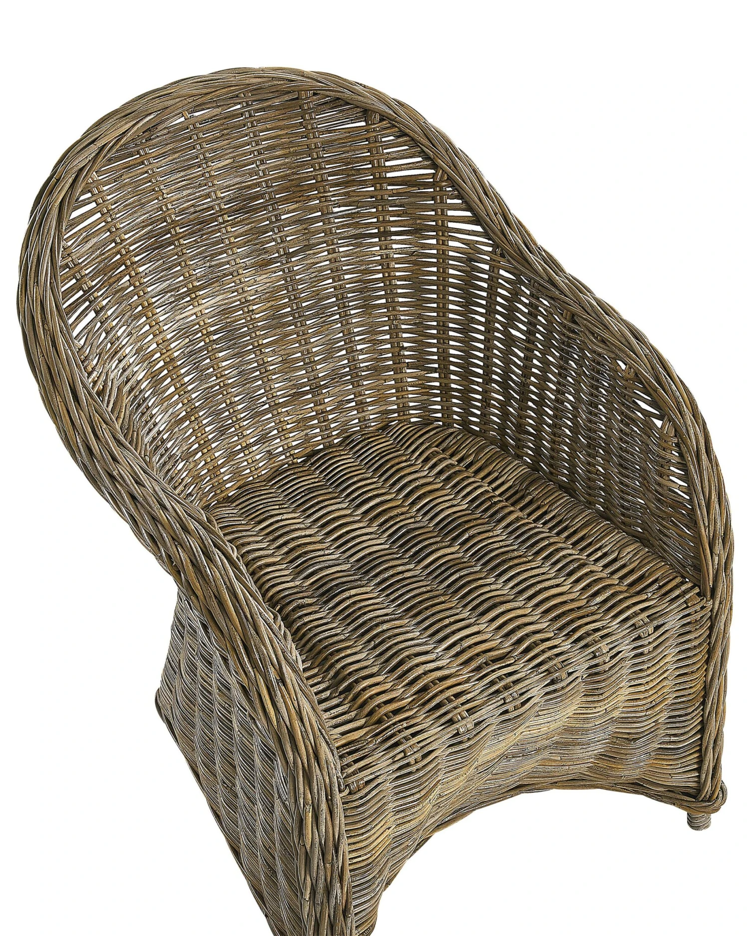 Silla De Jardín De Ratán Beige/natural/blanco Crema SUSUA 10 Silla De Jardín De Ratán Beige/natural/blanco Crema SUSUA - Imagen 8