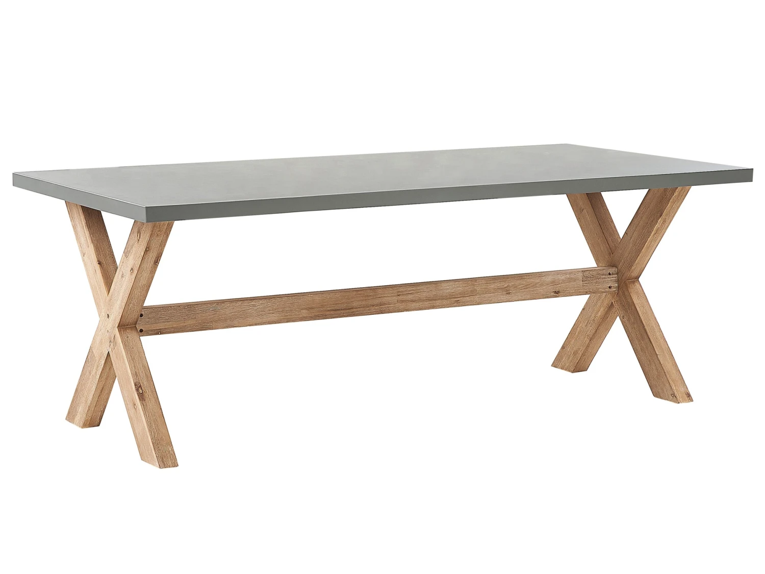 Conjunto De Comedor 4 Plazas De Ratán Natural/gris/madera Clara/blanco Crema MAROS/OLBIA 10 Conjunto De Comedor 4 Plazas De Ratán Natural/gris/madera Clara/blanco Crema MAROS/OLBIA - Imagen 8