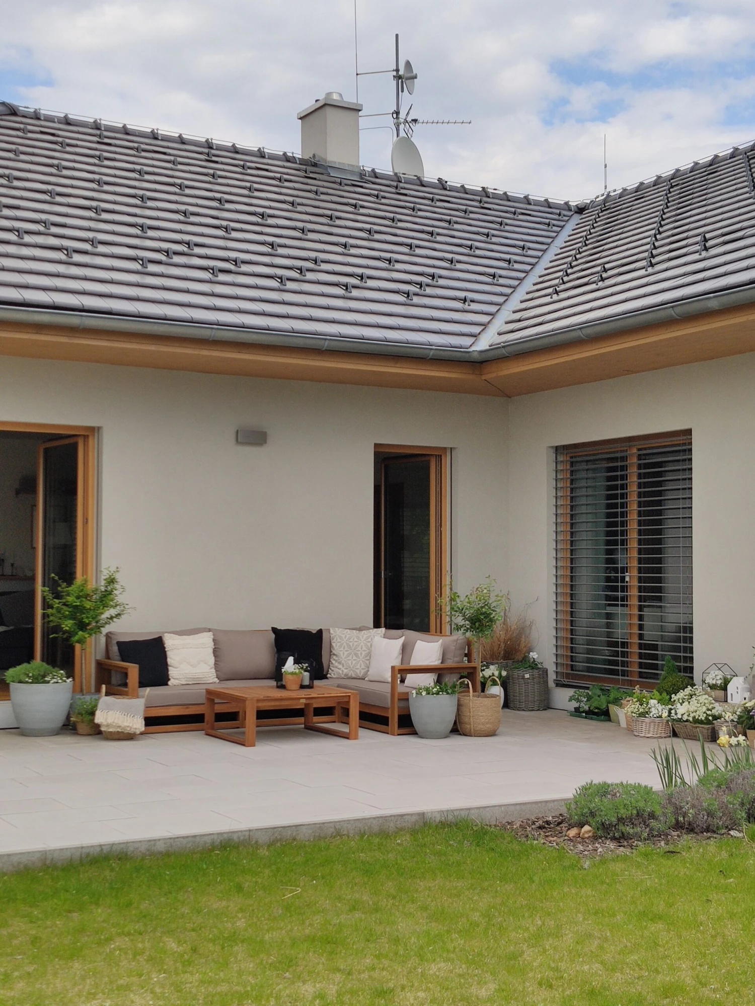 Conjunto De Sala De Estar Esquinero 4 Plazas De Madera De Acacia Certificada Clara Derecho TIMOR 12 Conjunto De Sala De Estar Esquinero 4 Plazas De Madera De Acacia Certificada Clara Derecho TIMOR - Imagen 10