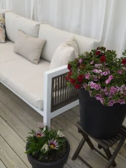 Conjunto De Jardín 4 Plazas De Metal Blanco Crema/marrón/beige Izquierdo BORELLO 15 Conjunto De Jardín 4 Plazas De Metal Blanco Crema/marrón/beige Izquierdo BORELLO -Beliani undef src sa picid 824861 type whitesh image