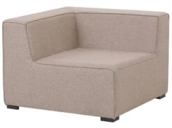 Sofá Esquinero 7 Plazas De Poliéster Beige Arena/negro Derecho Con Reposapiés AREZZO 21 Sofá Esquinero 7 Plazas De Poliéster Beige Arena/negro Derecho Con Reposapiés AREZZO -Beliani undef src sa picid 825155 type whitesh image