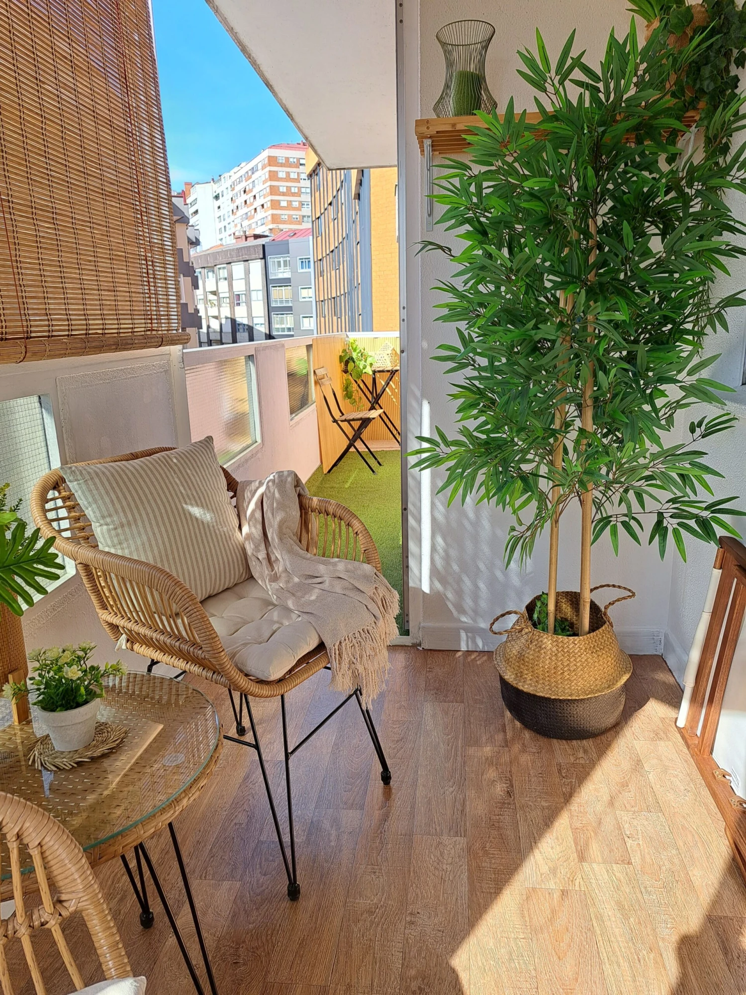 Conjunto De Balcón Color Natural TROPEA II 5 Conjunto De Balcón Color Natural TROPEA II - Imagen 3