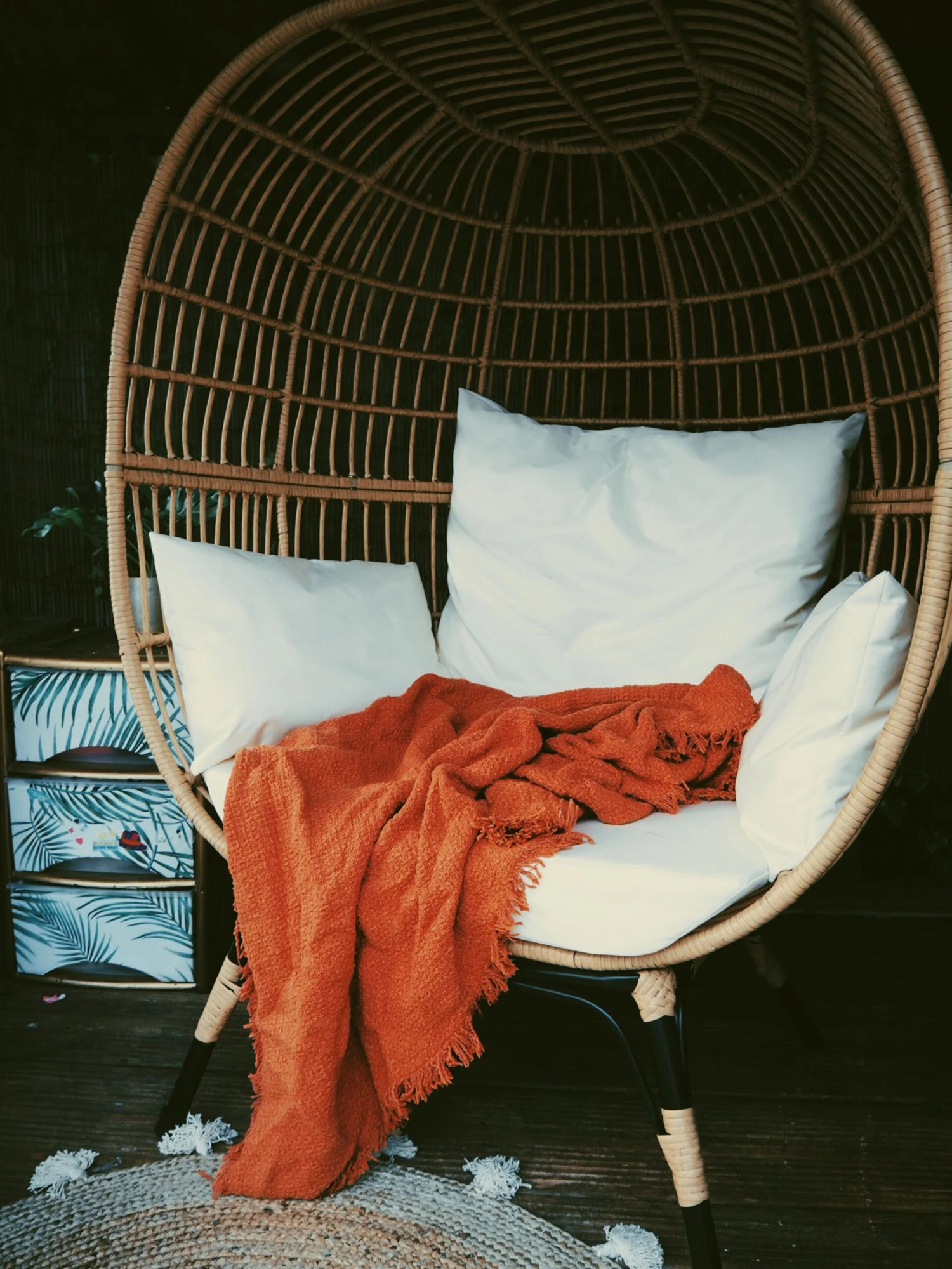 Silla De Ratán Beige/natural/negro VEROLI 10 Silla De Ratán Beige/natural/negro VEROLI - Imagen 8