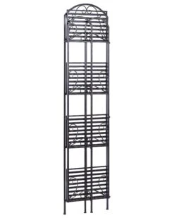 Estantería De Metal Negro 166 Cm VALDIVIA 15 Estantería De Metal Negro 166 Cm VALDIVIA -Beliani undef src sa picid 827798 type whitesh image