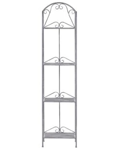 Estantería De Metal Gris 166 Cm VALDIVIA 13 Estantería De Metal Gris 166 Cm VALDIVIA -Beliani undef src sa picid 827804 type whitesh image