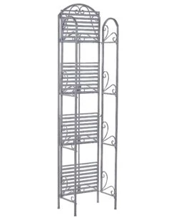 Estantería De Metal Gris 166 Cm VALDIVIA 14 Estantería De Metal Gris 166 Cm VALDIVIA -Beliani undef src sa picid 827805 type whitesh image